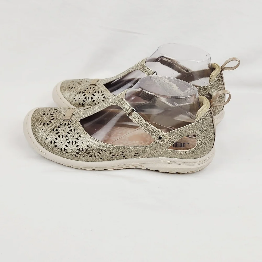 Jbu Daffodil Memory Foam Flat Shoes